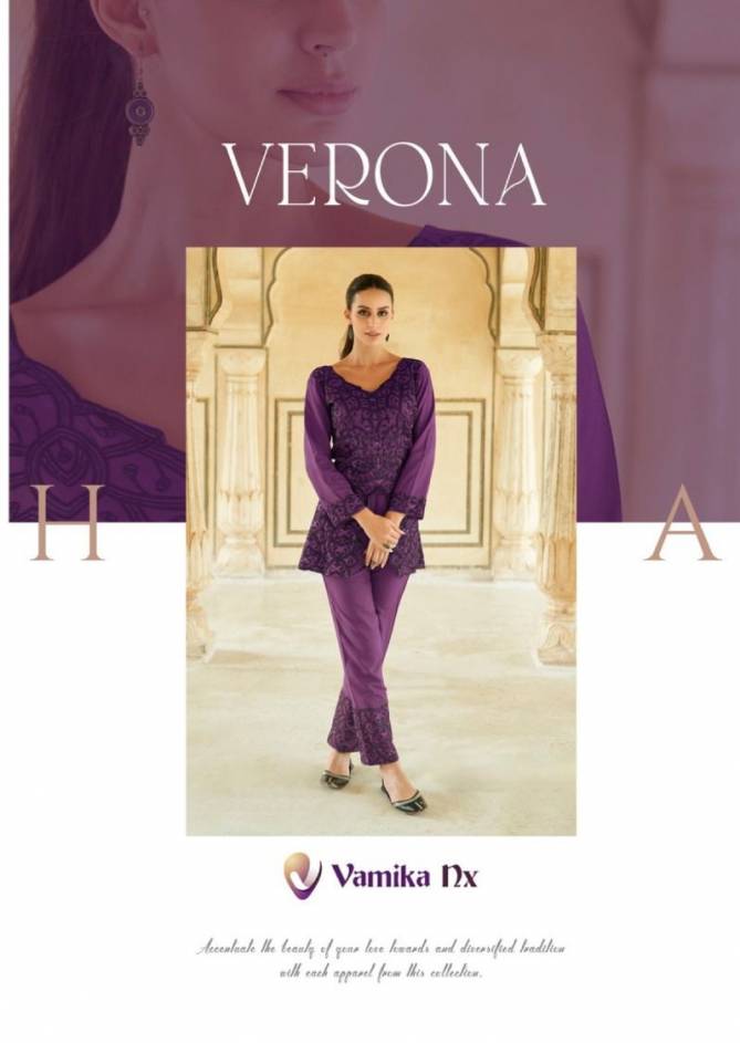 Verona By Vamika Rayon Top WIth Pant Catalog